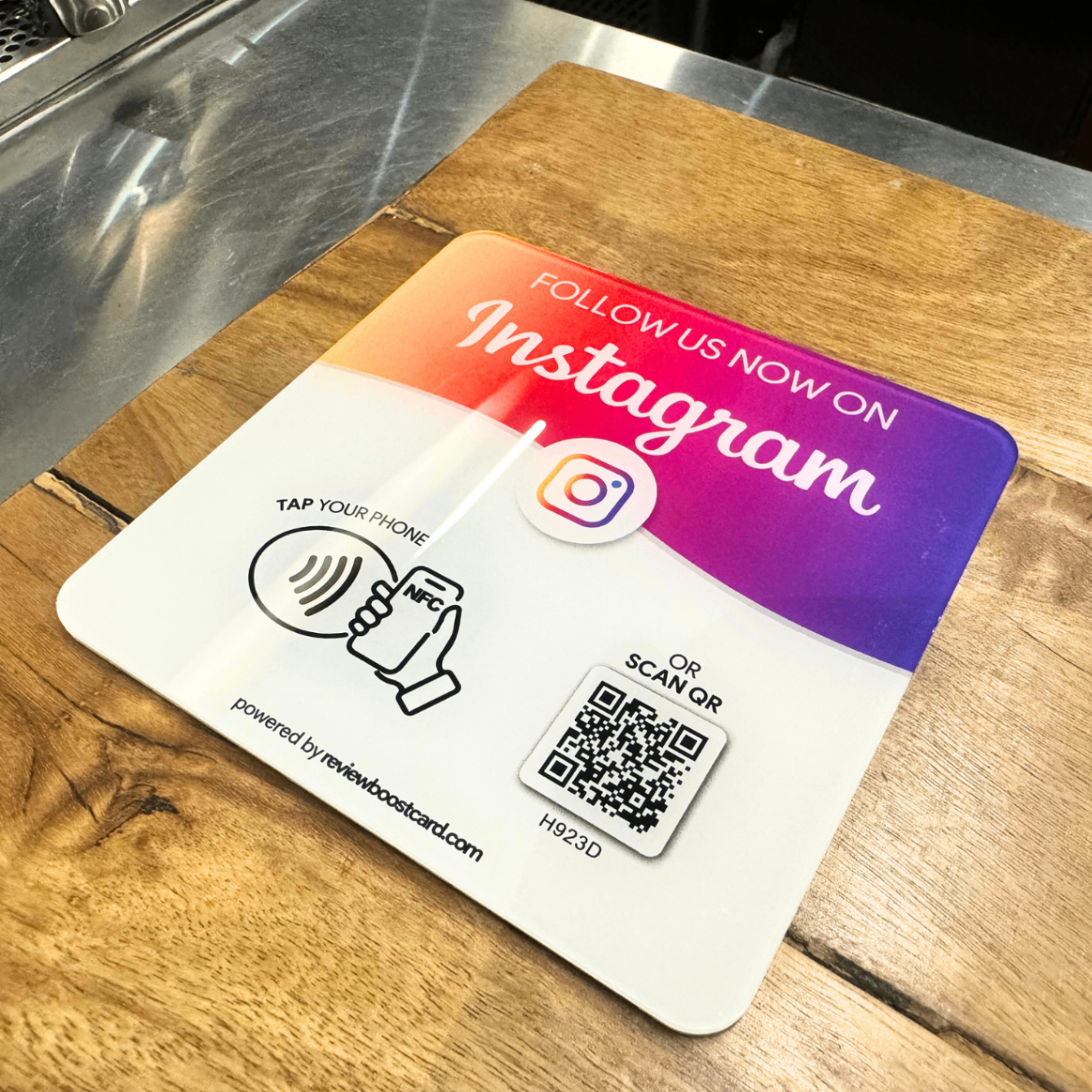 Instagram Followers Plaque